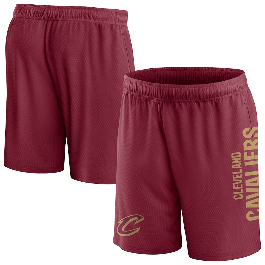 2024 Men NBA Cleveland Cavaliers red style #2 shorts